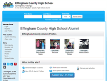 Tablet Screenshot of effinghamcountyhighschool.org
